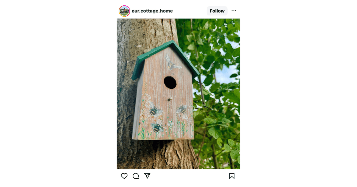 Image showcasing DIY Painted Bird House Ideas: Upgrade Your Garden